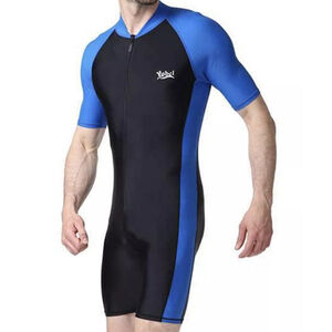 Yobel Rashguard Swim Suit S Mens Short Sleeve Snorkeling Surfing Sun Protect NWT